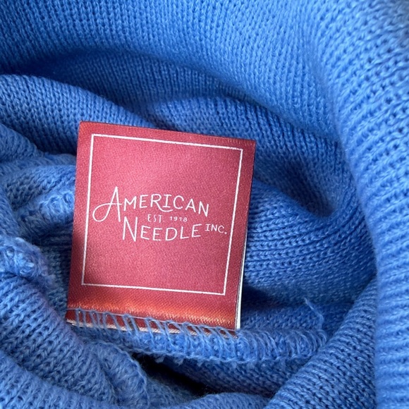 American Needle Sky Blue Pom-Pom Beanie Hat from Nordstrom New NWT - Picture 2 of 7